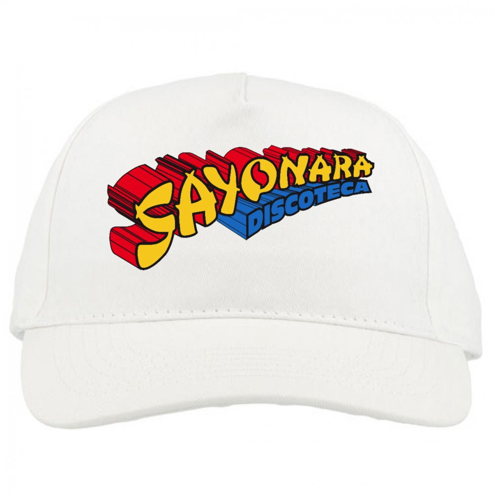 cappellino discoteca sayonara | white