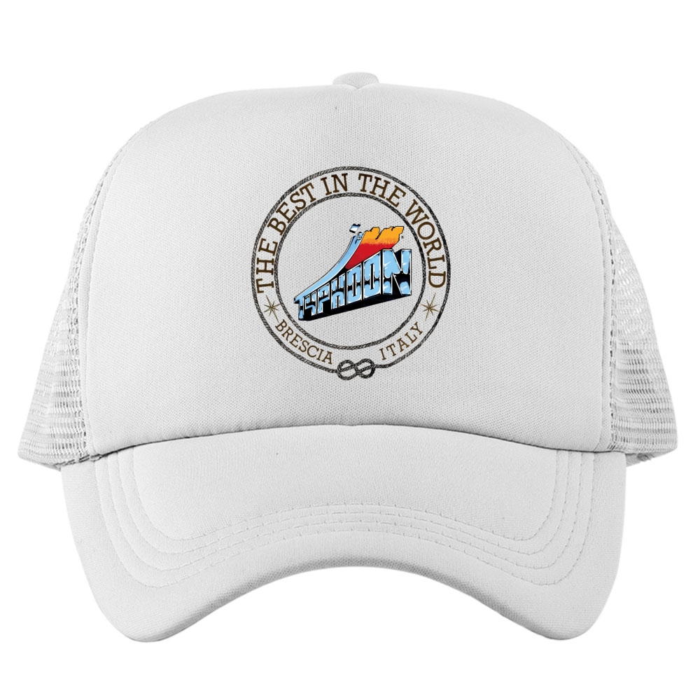cappello discoteca typhoon cerchiato | white