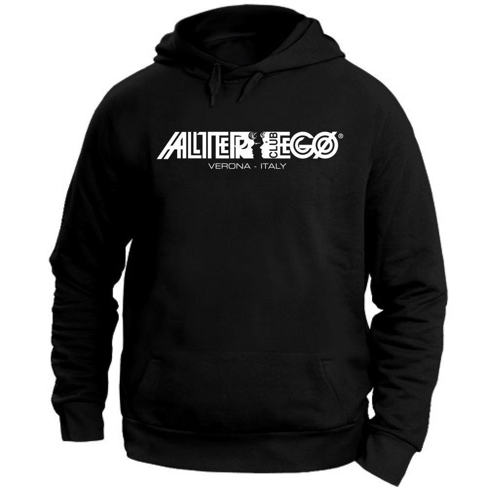 Felpa Cappuccio Discoteca Alter Ego Bianco | black | XL