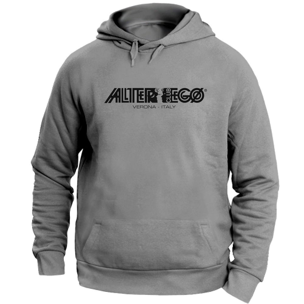 Felpa Cappuccio Discoteca Alter Ego | heathergrey | L