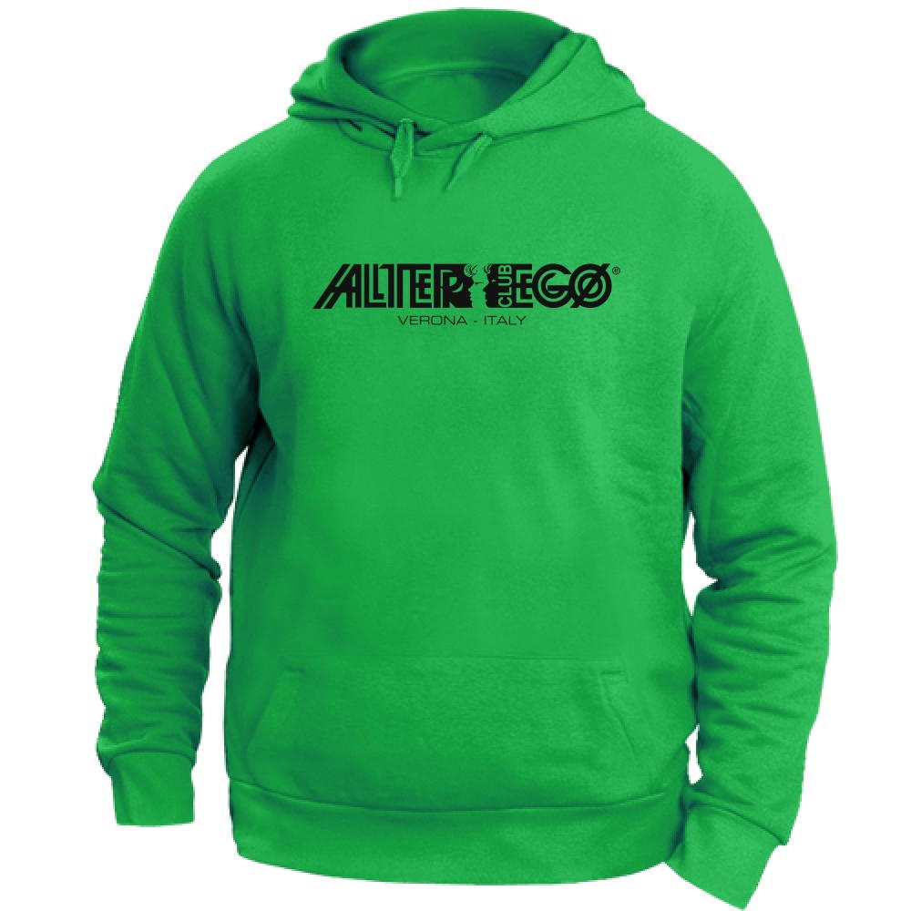 Felpa Cappuccio Discoteca Alter Ego | kellygreen | M