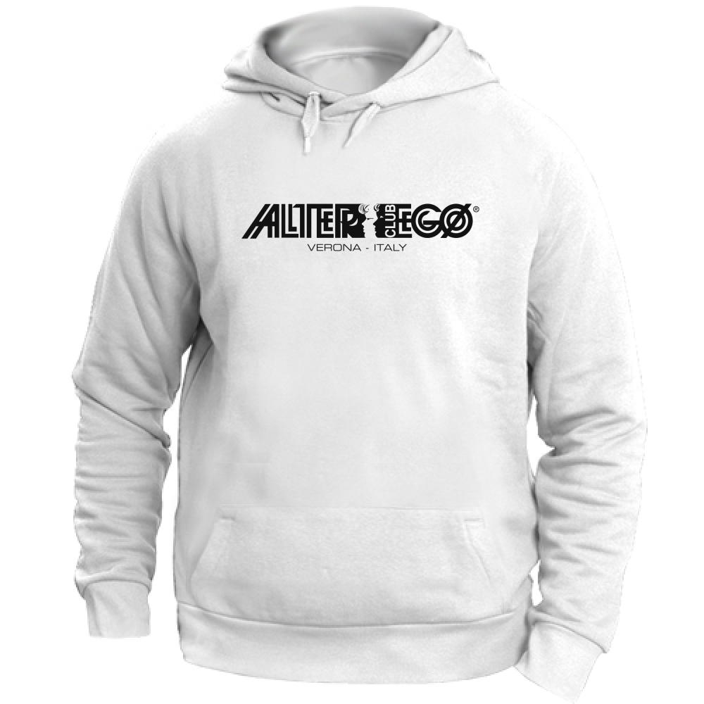 felpa cappuccio discoteca alter ego | white | XS