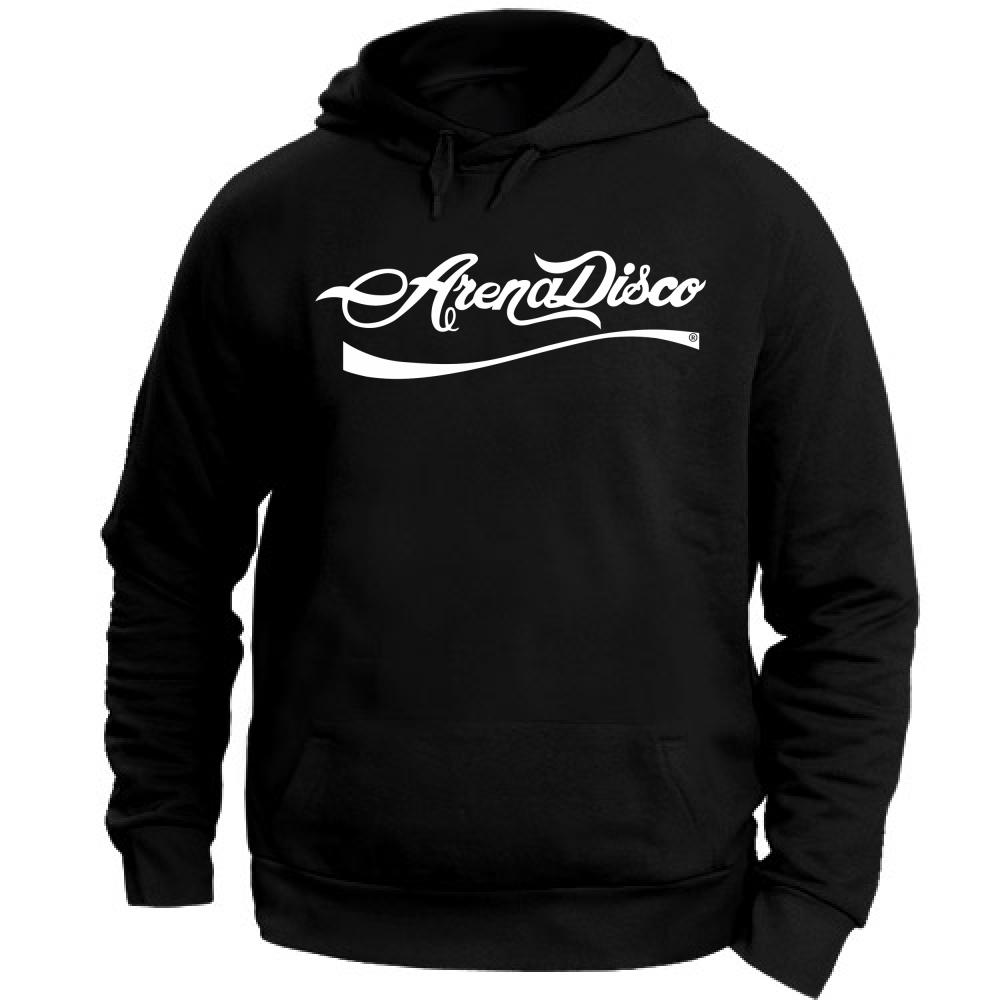 Felpa cappuccio discoteca arena disco | black | XS