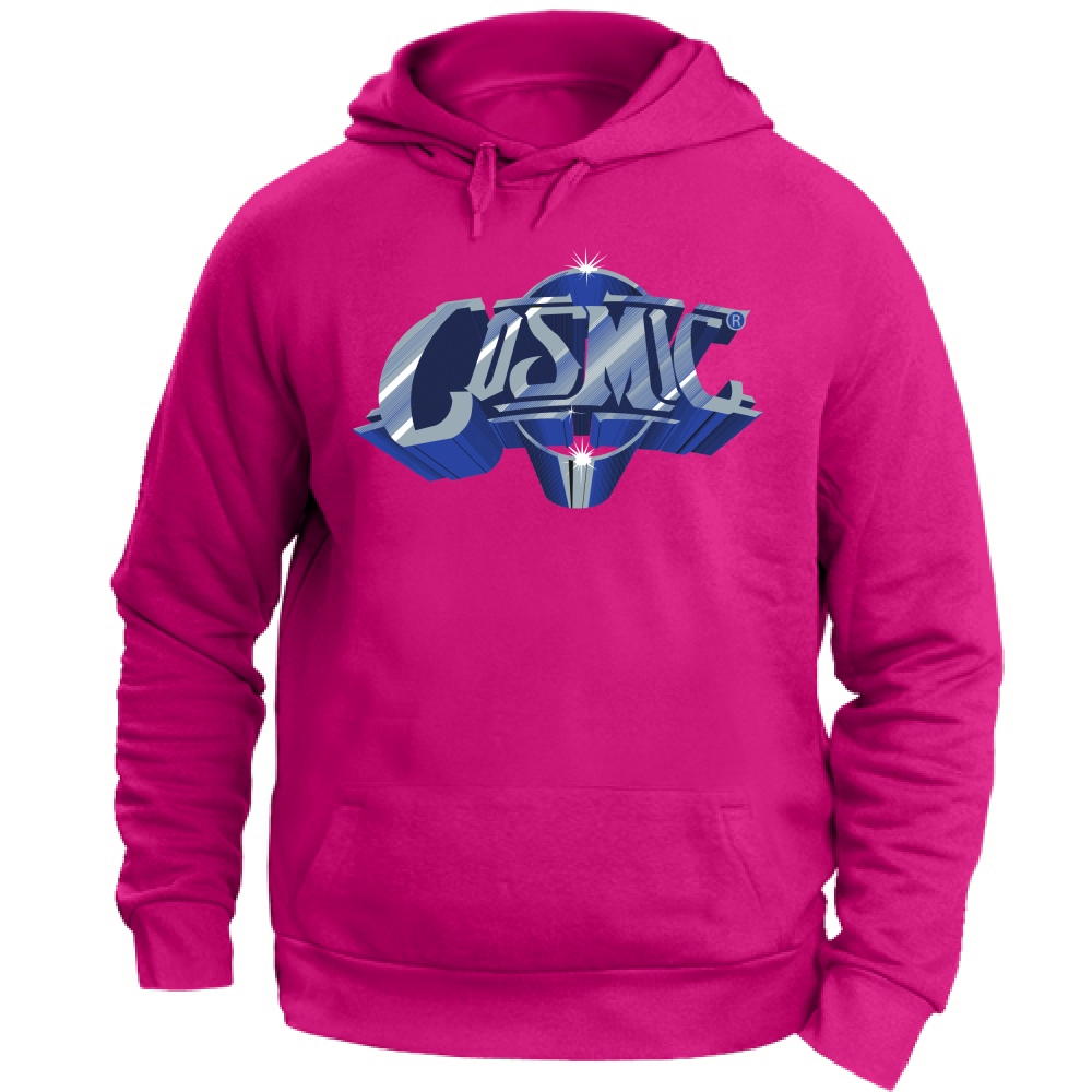 Felpa Cappuccio Discoteca Cosmic Blu | fuchsia | M