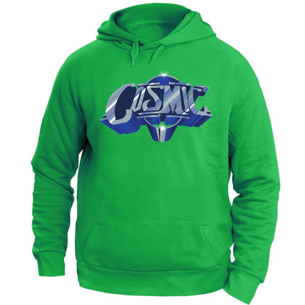 Felpa Cappuccio Discoteca Cosmic Blu | kellygreen | M