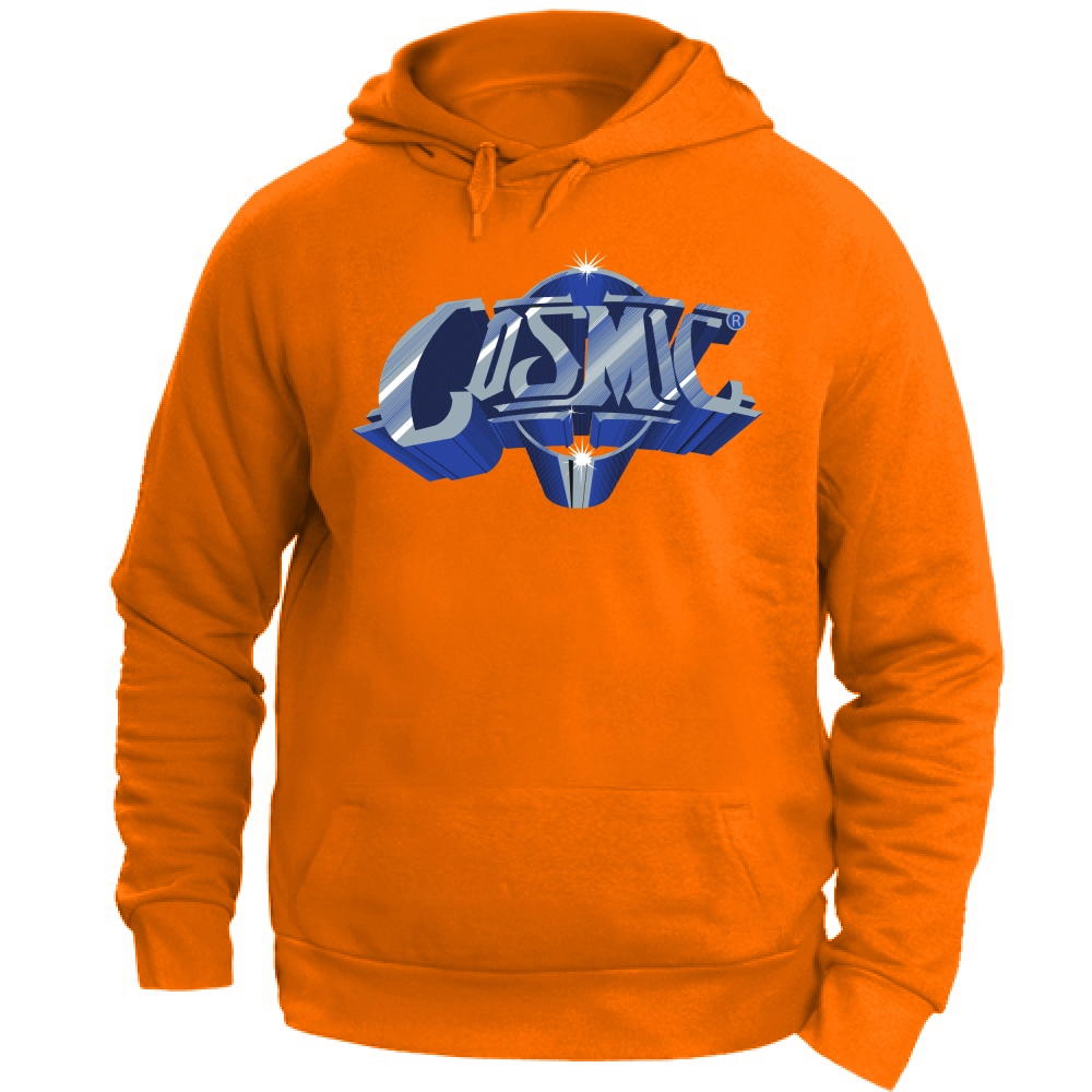 Felpa Cappuccio Discoteca Cosmic Blu | orange | XL
