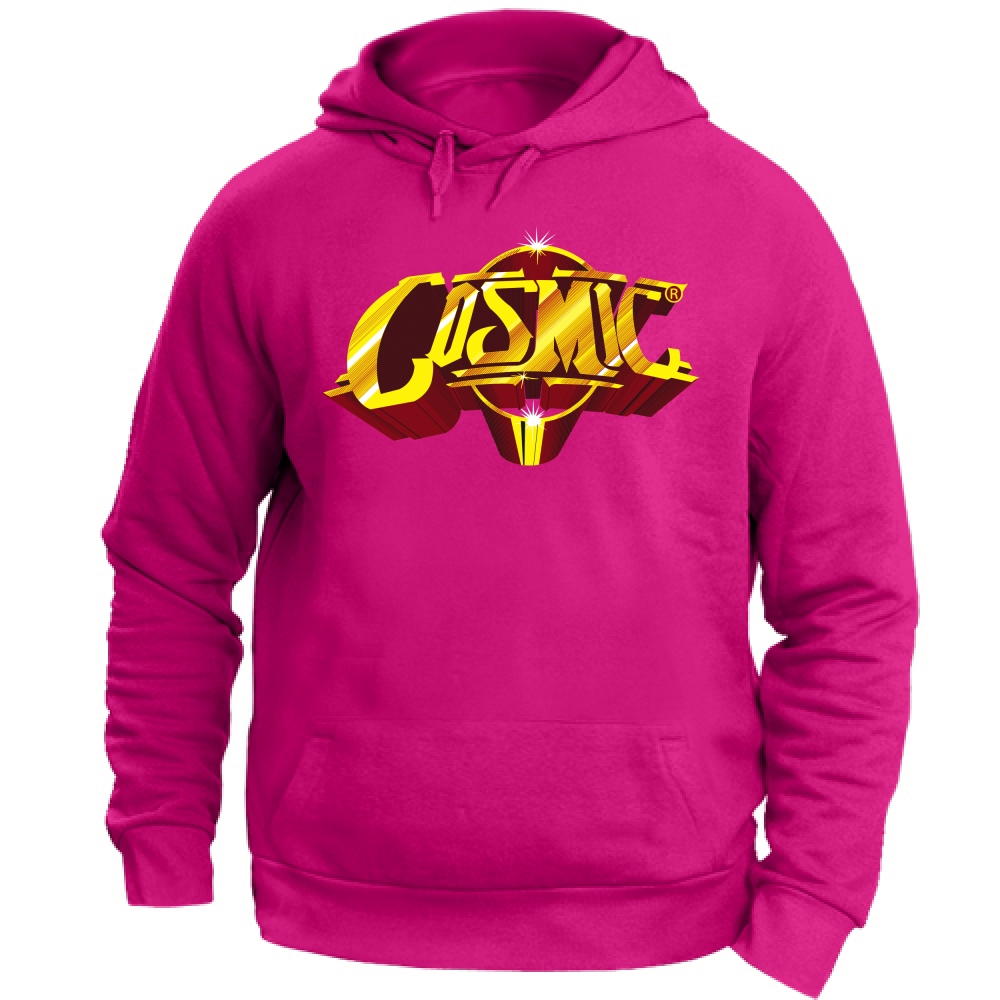 Felpa Cappuccio Discoteca Cosmic | fuchsia | XL