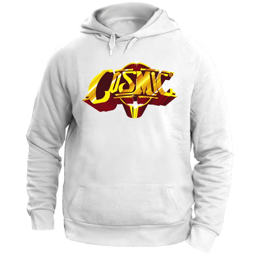 Felpa Cappuccio Discoteca Cosmic | white | XXL