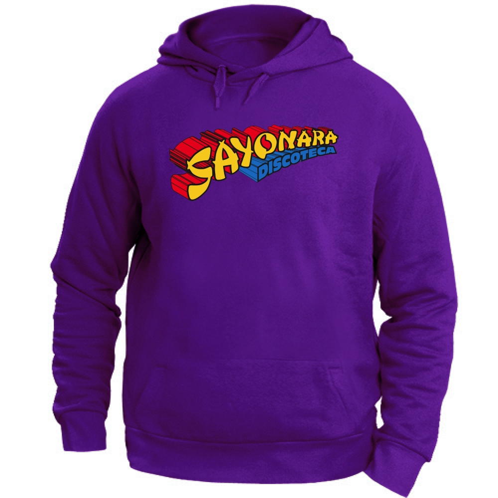 Felpa Cappuccio Discoteca Sayonara | deepberry | XS