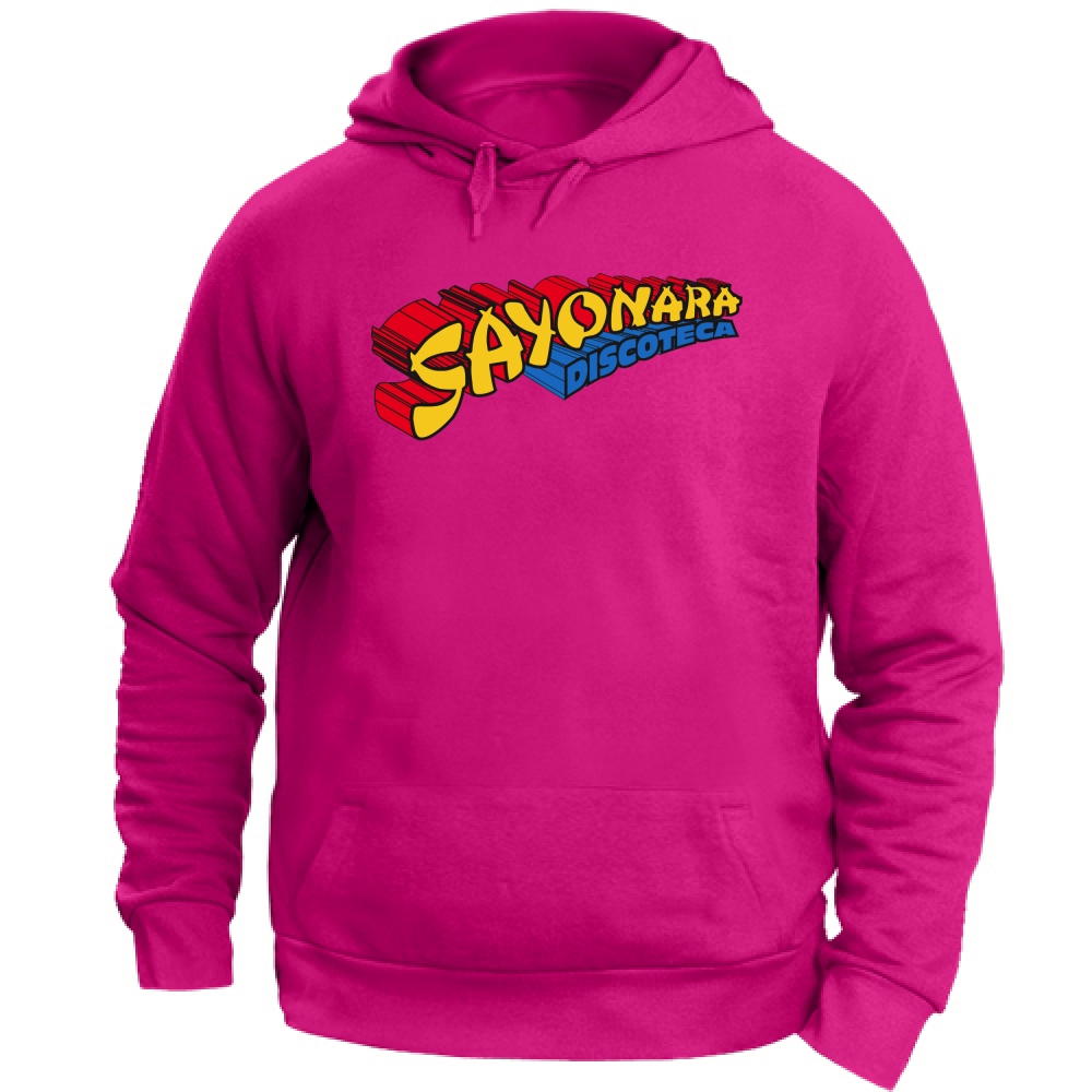 Felpa Cappuccio Discoteca Sayonara | fuchsia | M