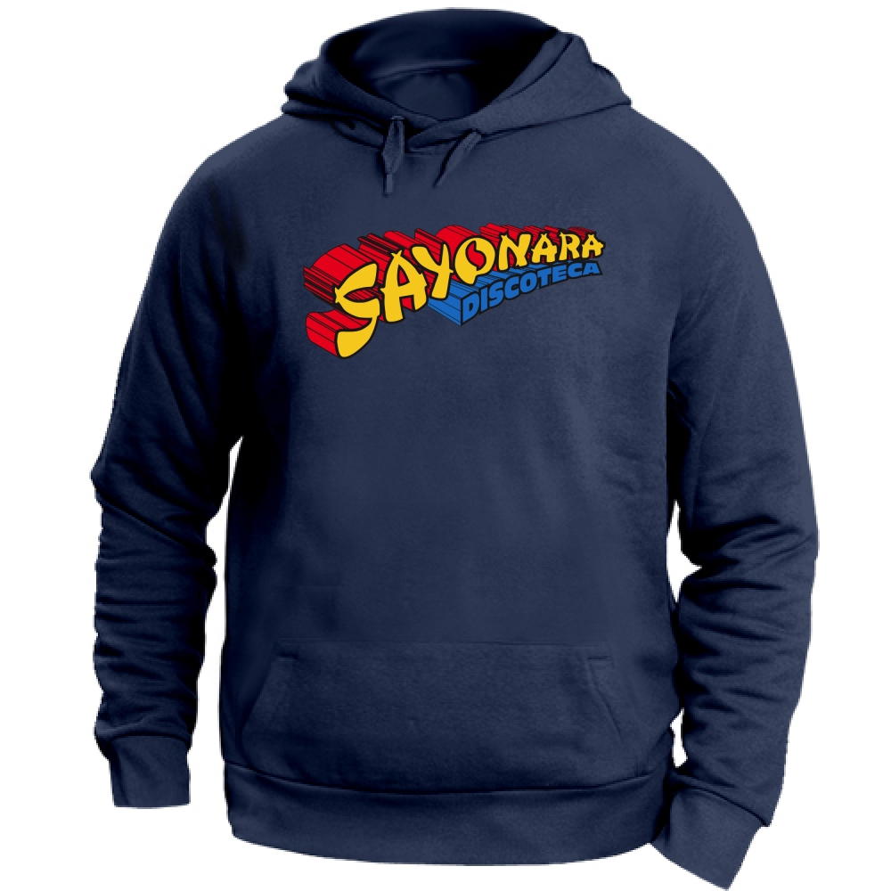Felpa Cappuccio Discoteca Sayonara | navy | S