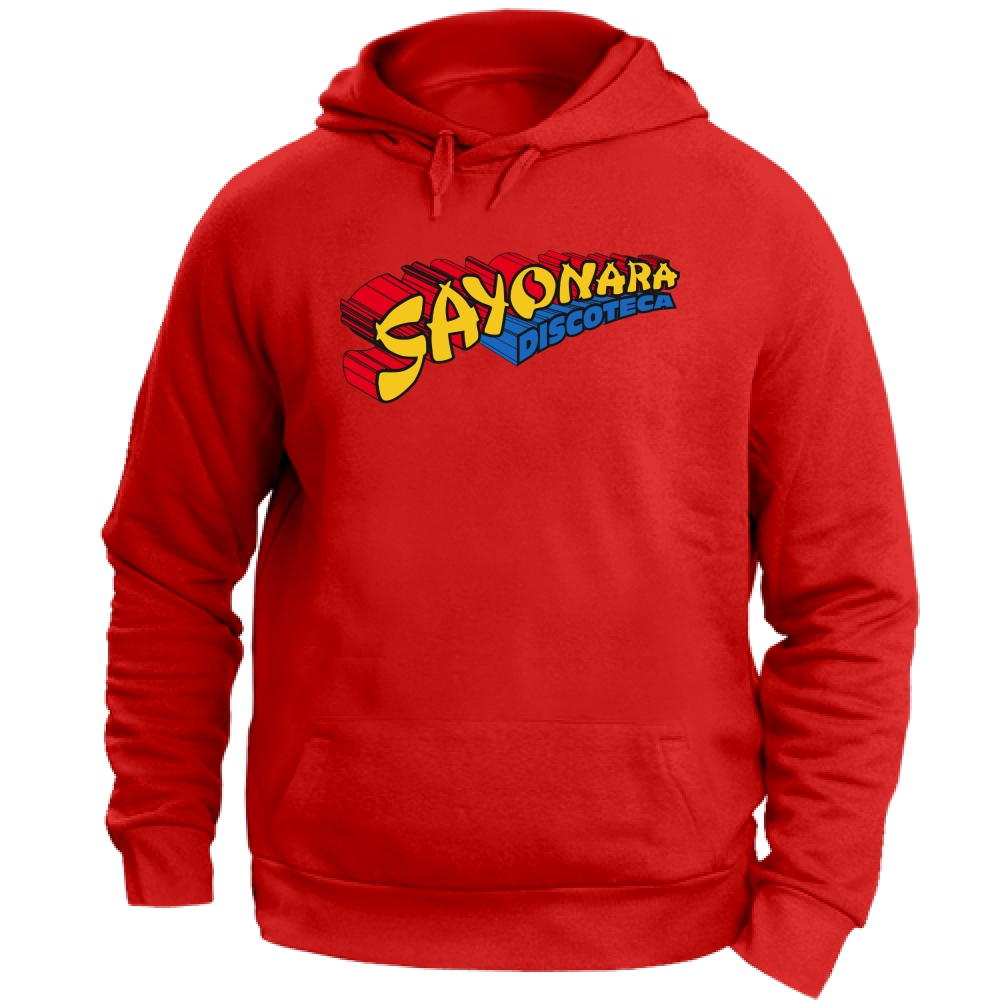 Felpa Cappuccio Discoteca Sayonara | red | XL
