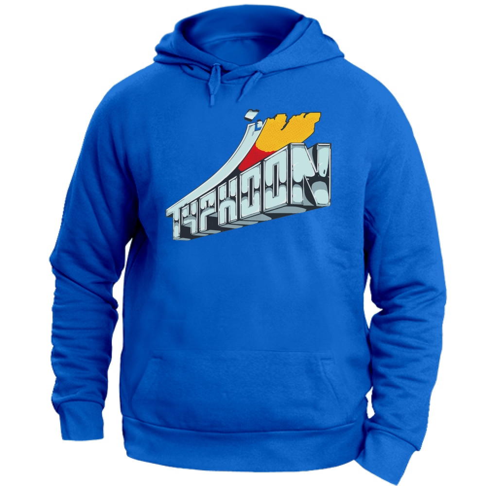 Felpa Cappuccio Discoteca Typhoon | blueroyal | XL