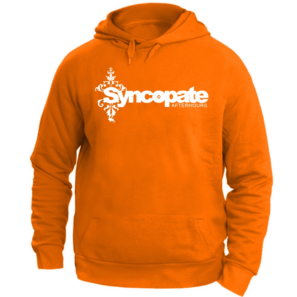 Felpa Cappuccio Syncopate After Hours Bianco | orange | L
