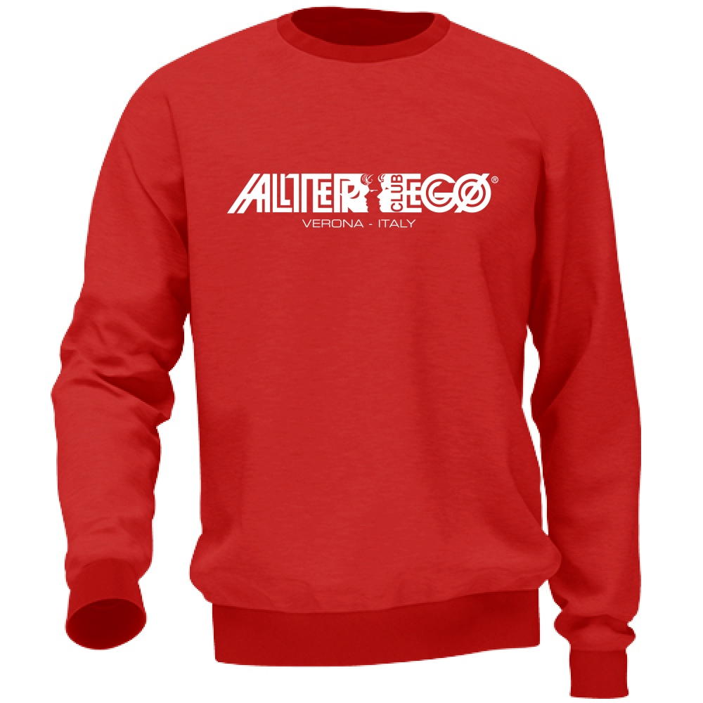 Felpa Discoteca Alter Ego Bianco | red | L