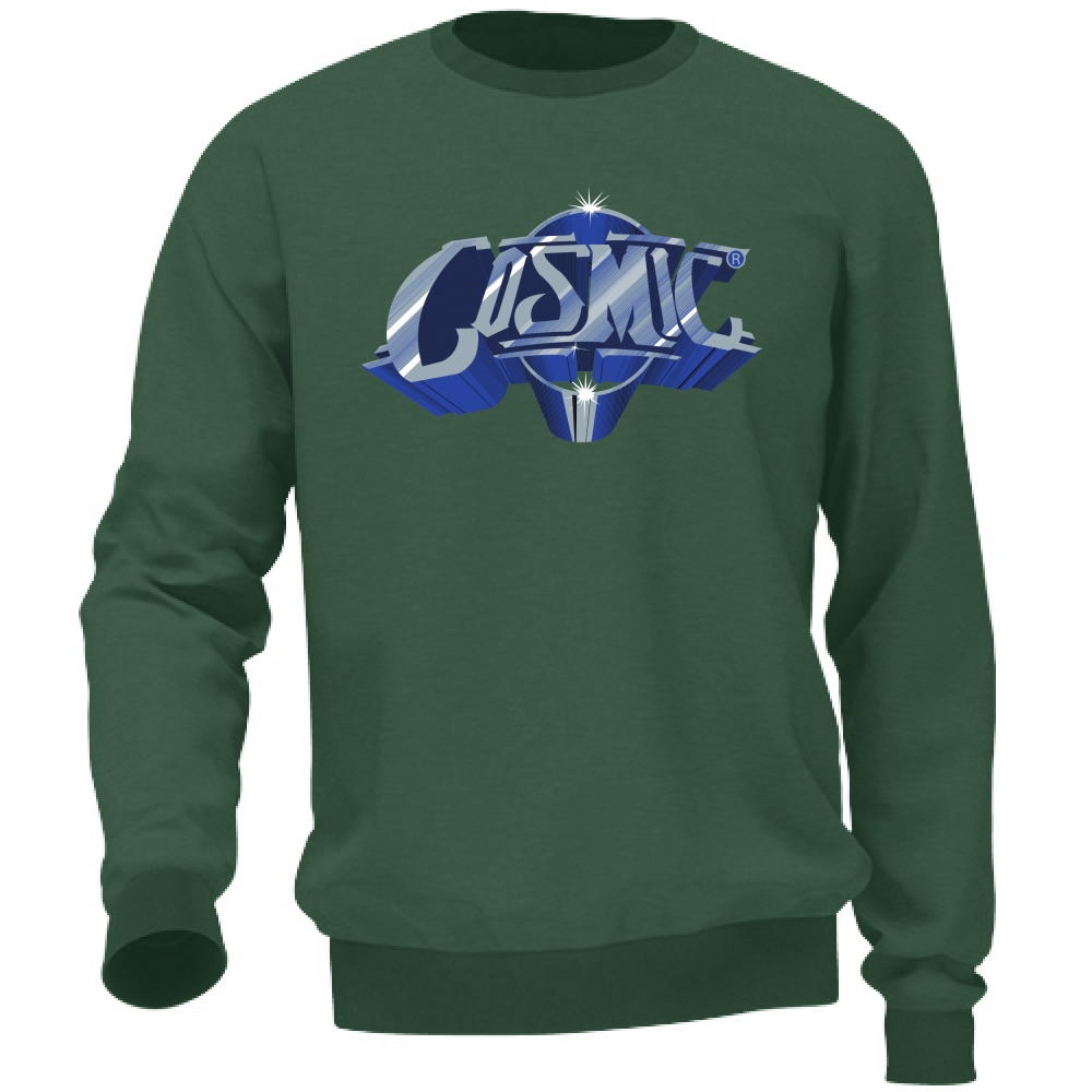 Felpa Discoteca Cosmic Blu | bottlegreen | M