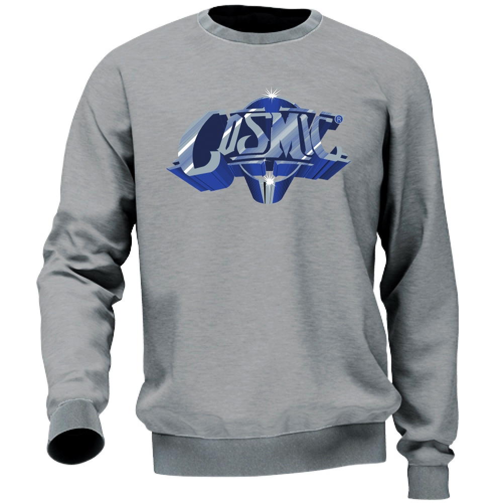 Felpa Discoteca Cosmic Blu | heathergrey | XL