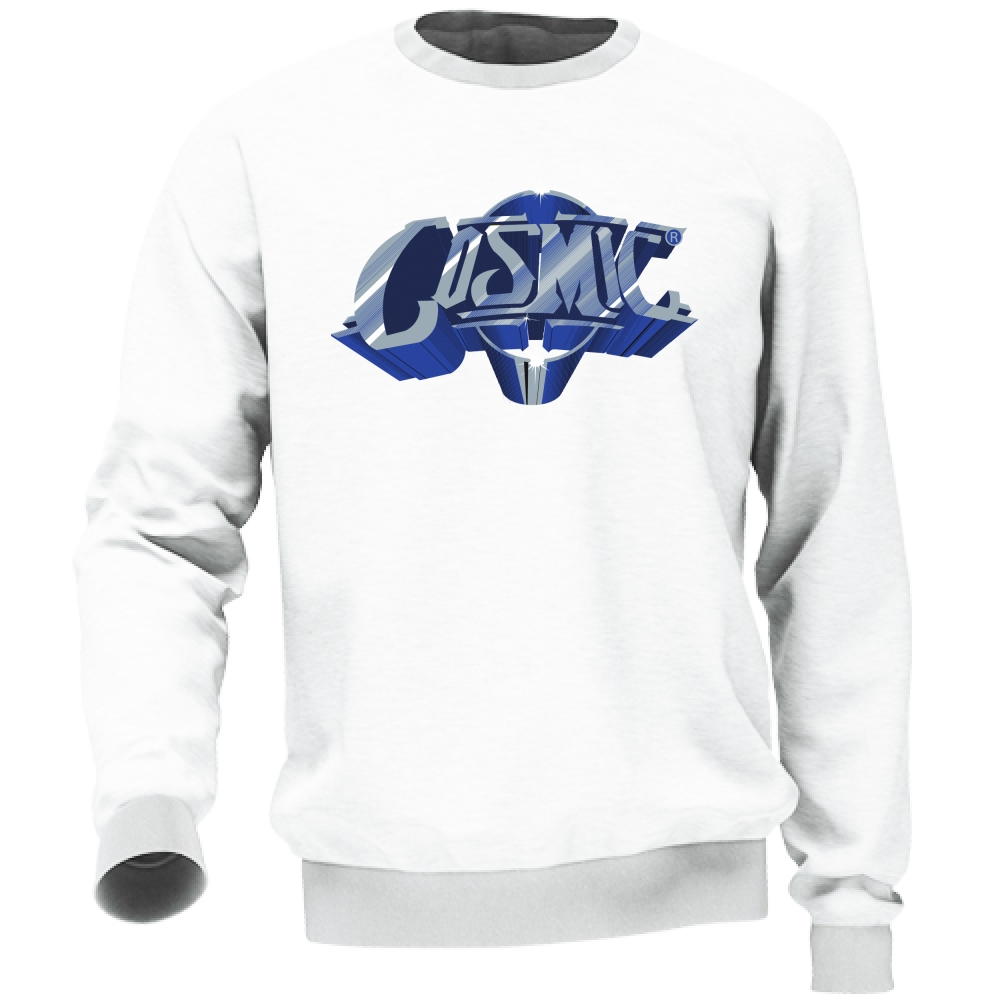 Felpa Discoteca Cosmic Blu | white | L