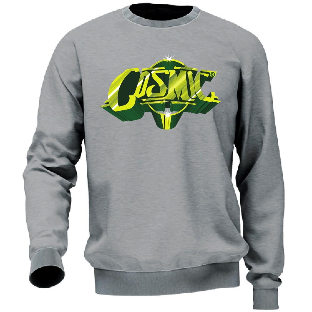 Felpa Discoteca Cosmic Verde | heathergrey | XXL