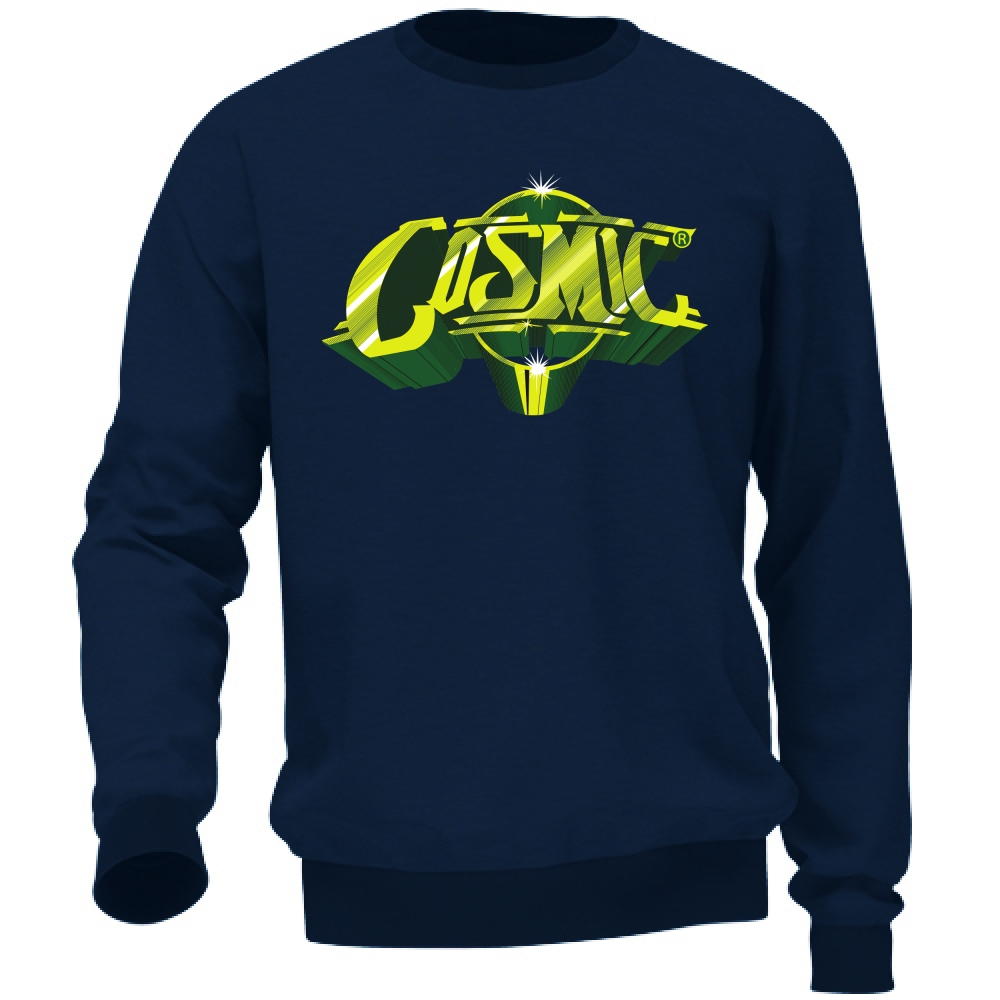 Felpa Discoteca Cosmic Verde | navy | S