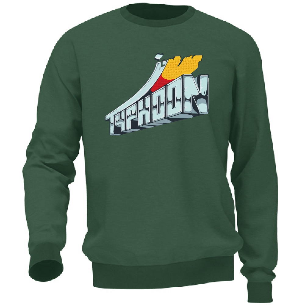 Felpa Discoteca Typhoon | bottlegreen | M