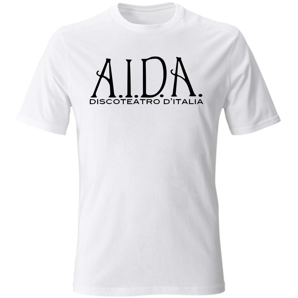 maglia discoteca aida | white | S