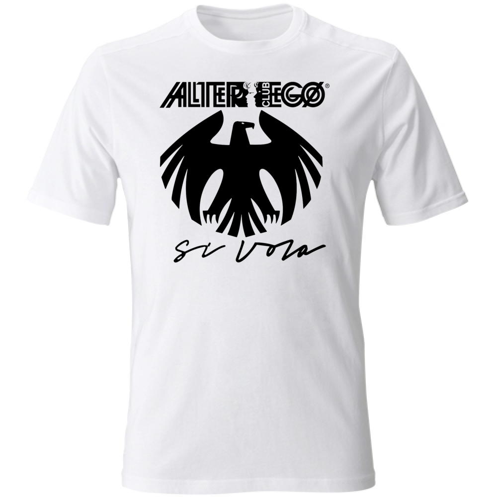 maglia discoteca alter ego si vola | white | S