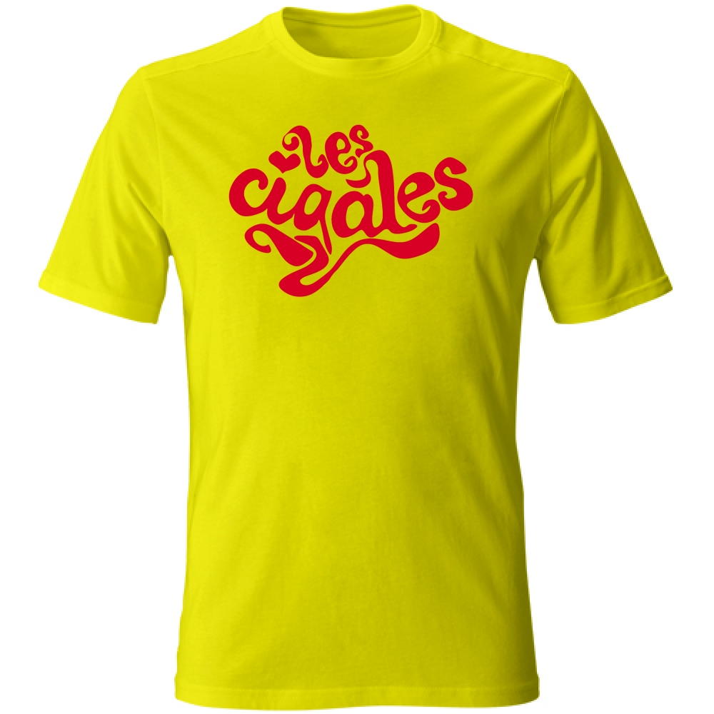 Maglia Discoteca Les Cigales Scritta | yellow | L