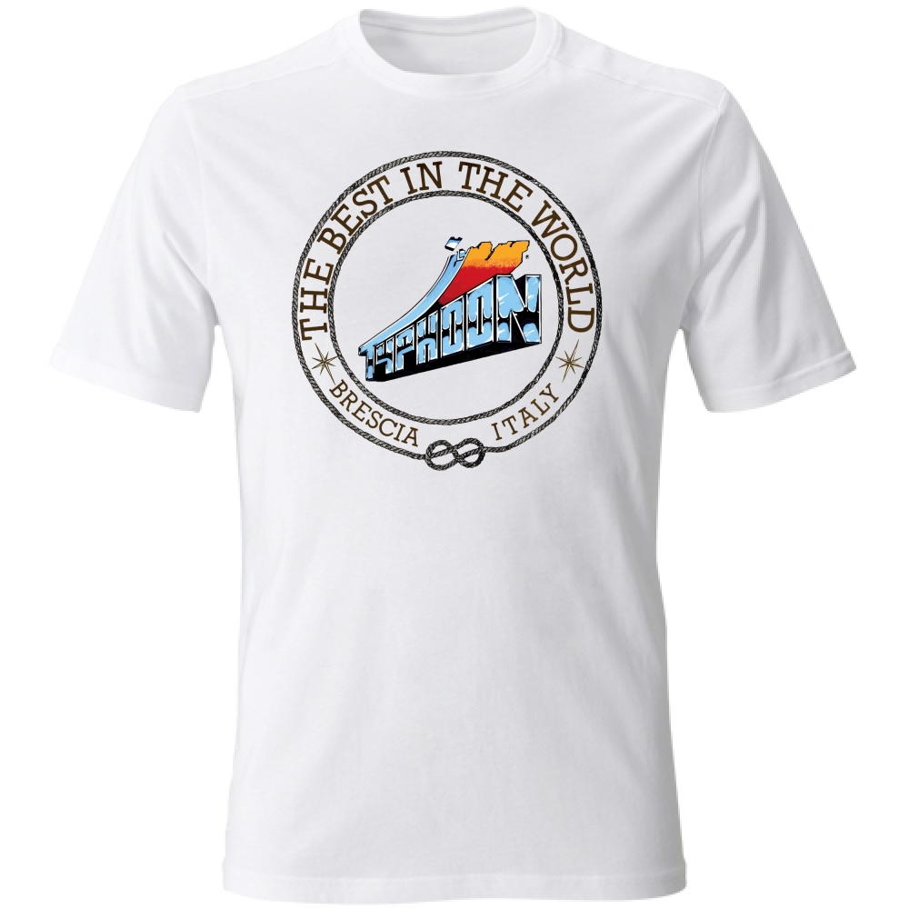 maglia discoteca typhoon cerchiato | white | S