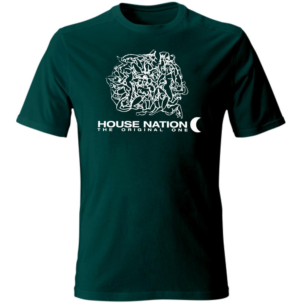 Maglia House Nation Bianco | bottlegreen | S