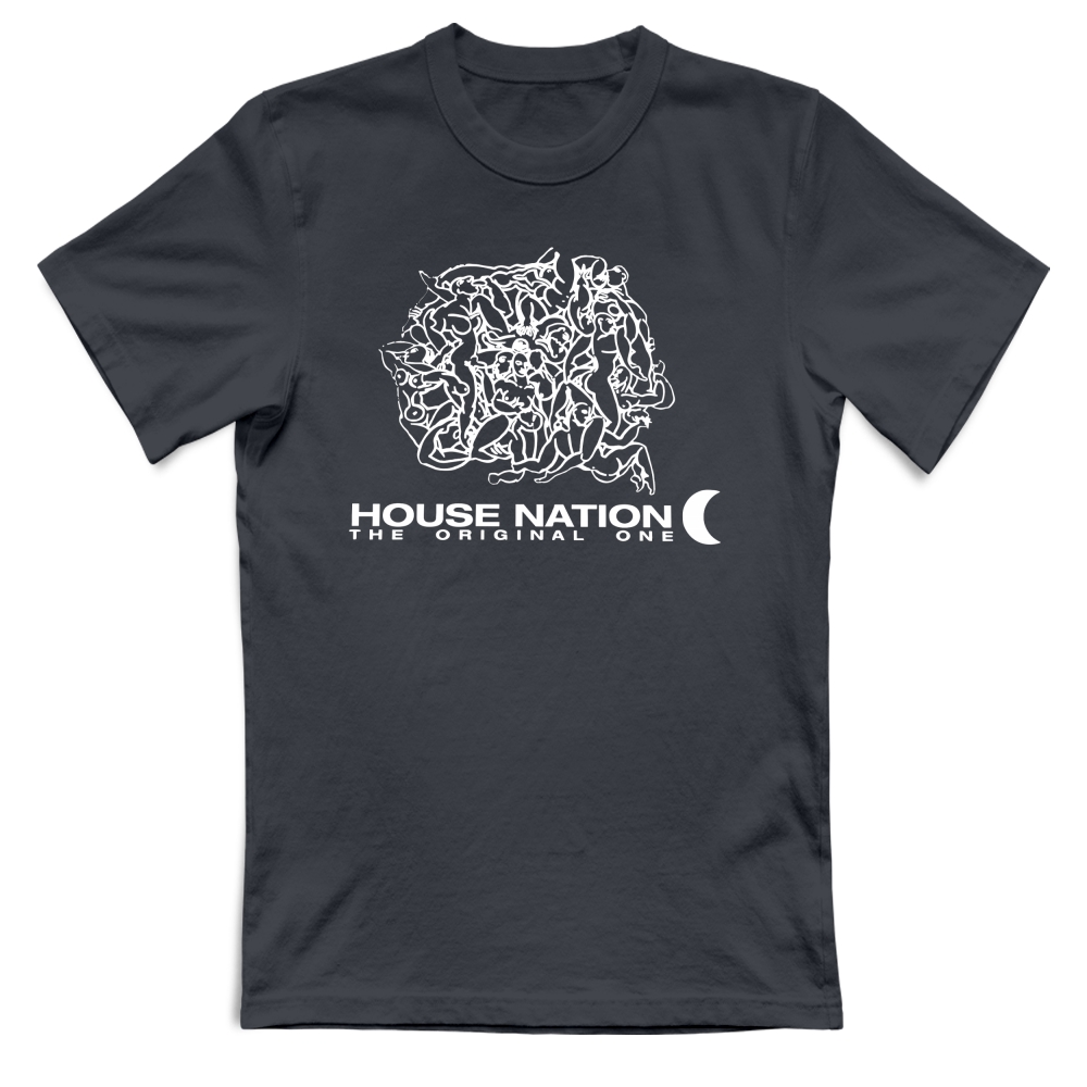 maglia house nation bianco | darkgrey | S