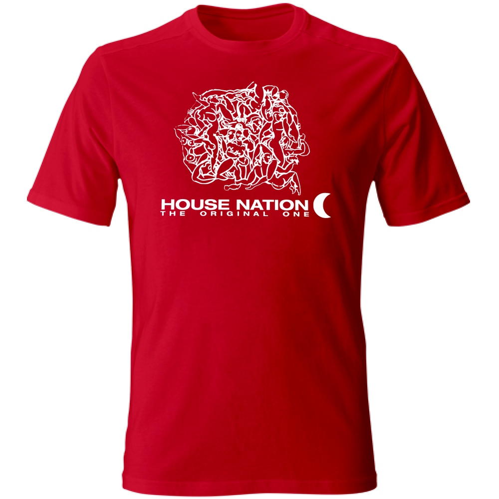 Maglia House Nation Bianco | red | S