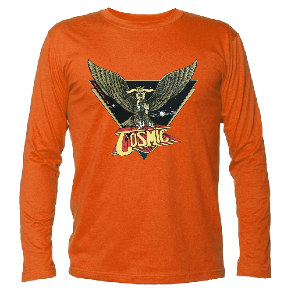Maglia Maniche Lunghe Discoteca Cosmic Aquila | orange | XL