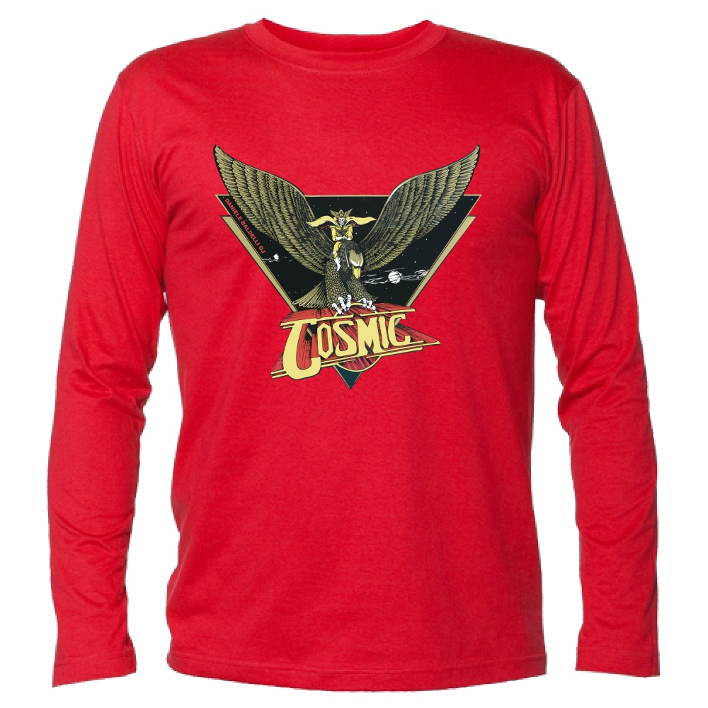 Maglia Maniche Lunghe Discoteca Cosmic Aquila | red | XXL